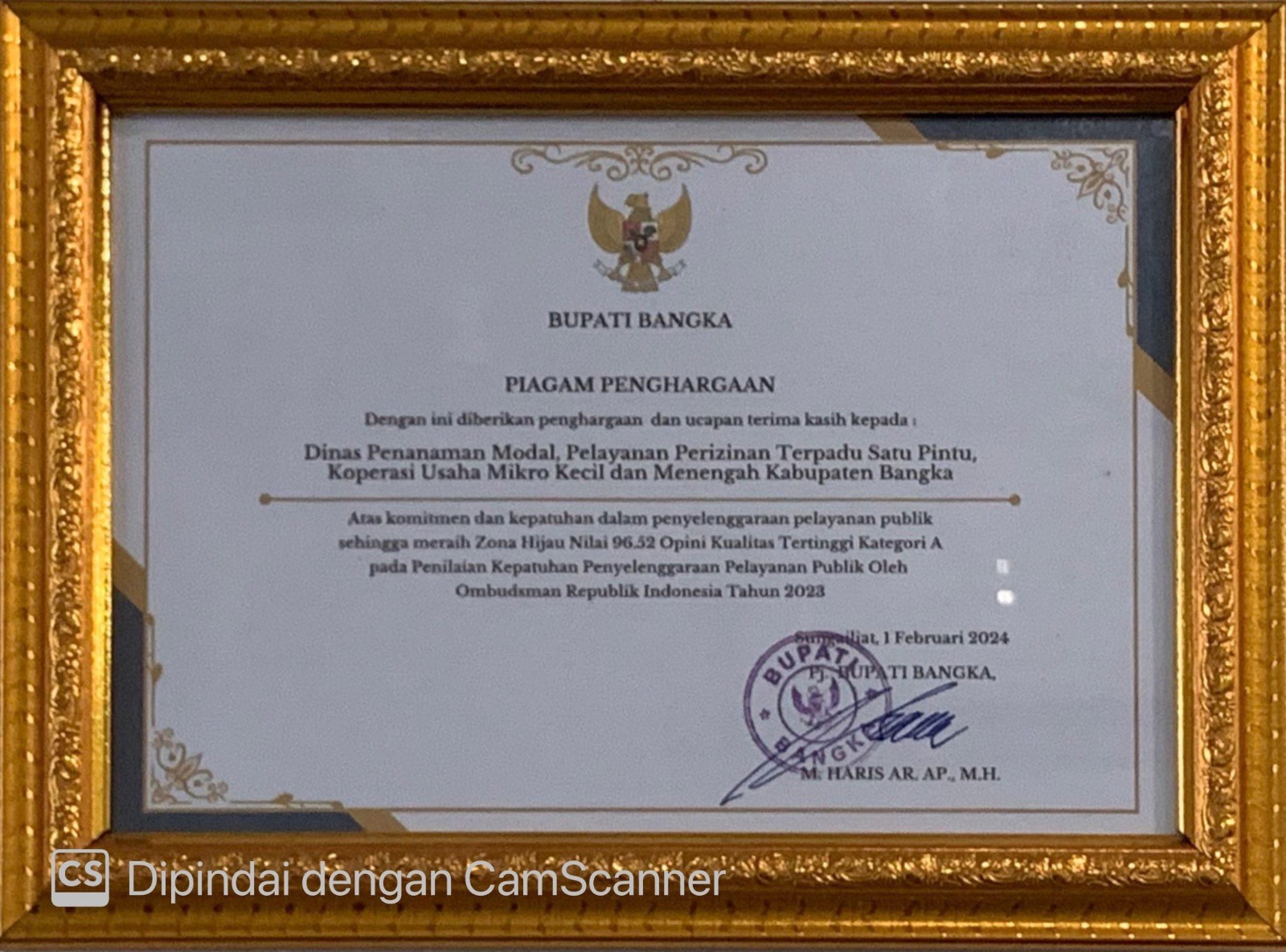 Penyelenggaraan Pelayanan Publik